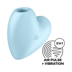 Satisfyer Cutie Heart Blue air pulse vibrator