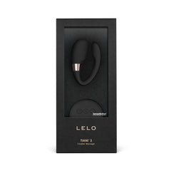 LELO Tiani 3 couples massager in Pitch Black with remote control