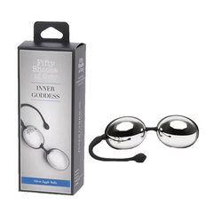 Fifty Shades of Grey Inner Goddess Silver Metal Pleasure Balls