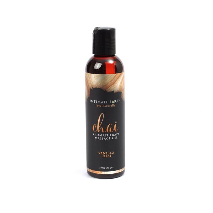 Intimate Earth Chai Aromatherapy Massage Oil - Vanilla 120ml - My Store