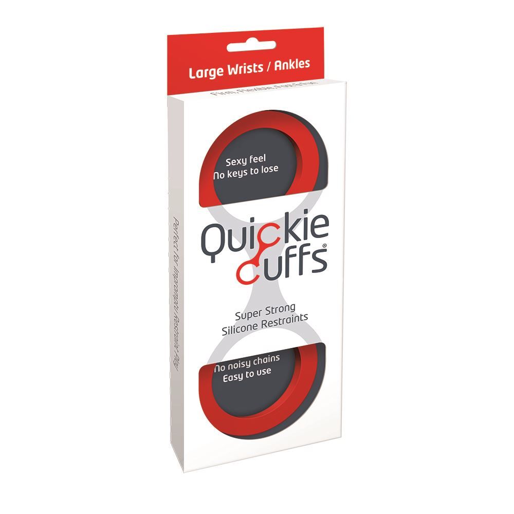 Quickie Cuffs Red Large - Red - My Store