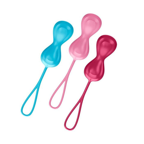 Satisfyer Balls (Set Of 3) Double (7 Inch, 2.11oz - 3.23oz) (Power Balls - Set Of 3) - Various - My Store