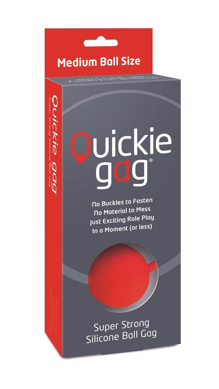 Quickie Gag Medium Ball - Red - My Store