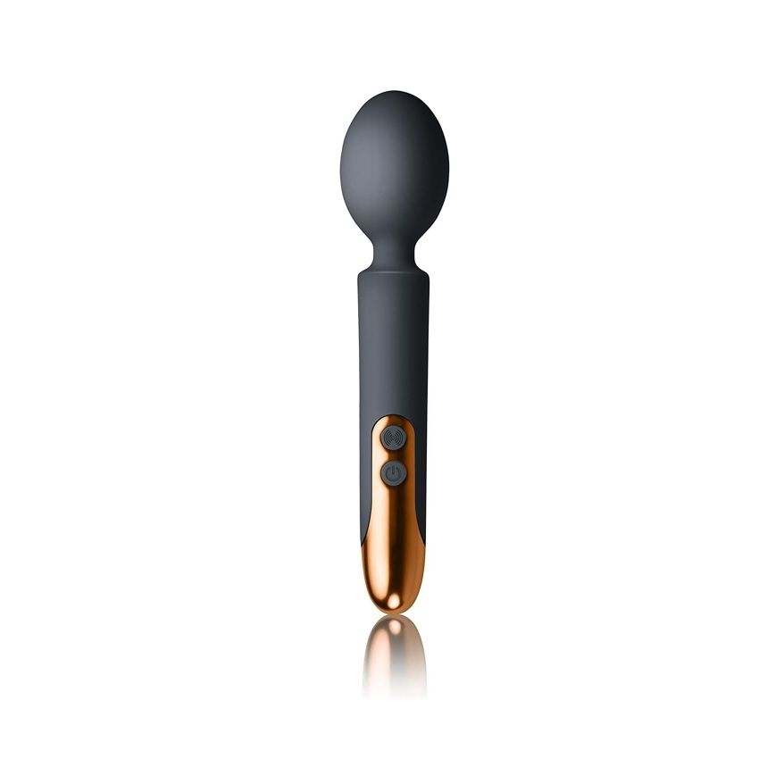 Rocks Off Oriel Rechargeable Wand - Black/Copper - My Store