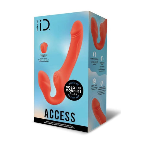 Bodywand I.D. Access Strapless Strap On - Coral - My Store
