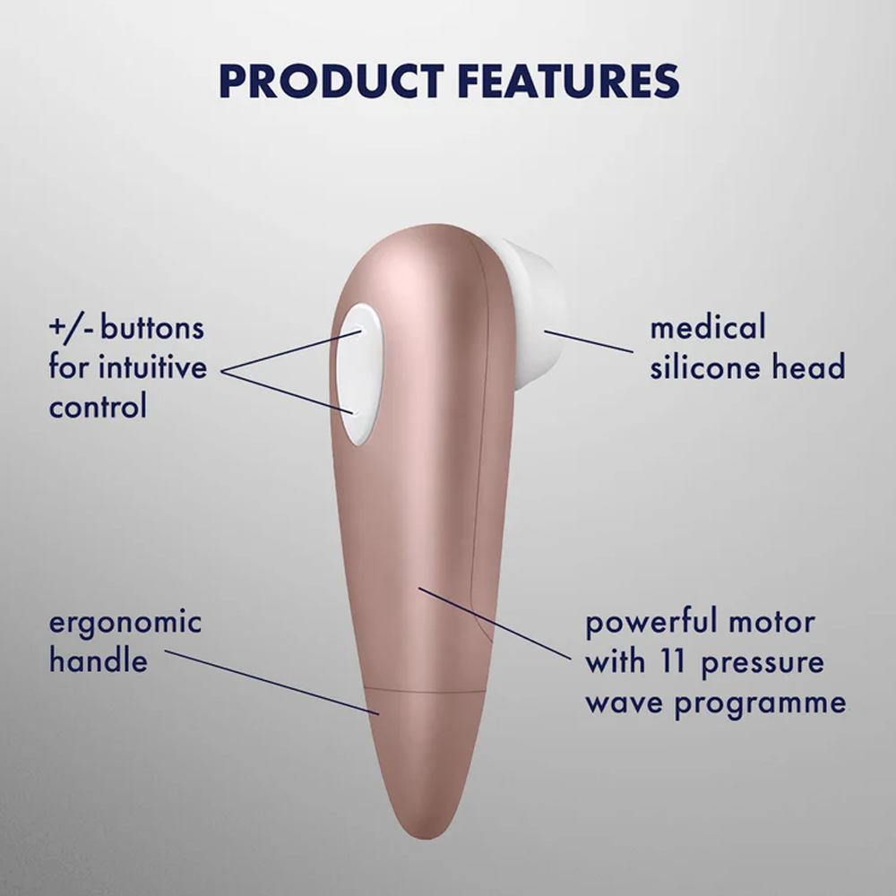 Satisfyer Number One ergonomic product features overview