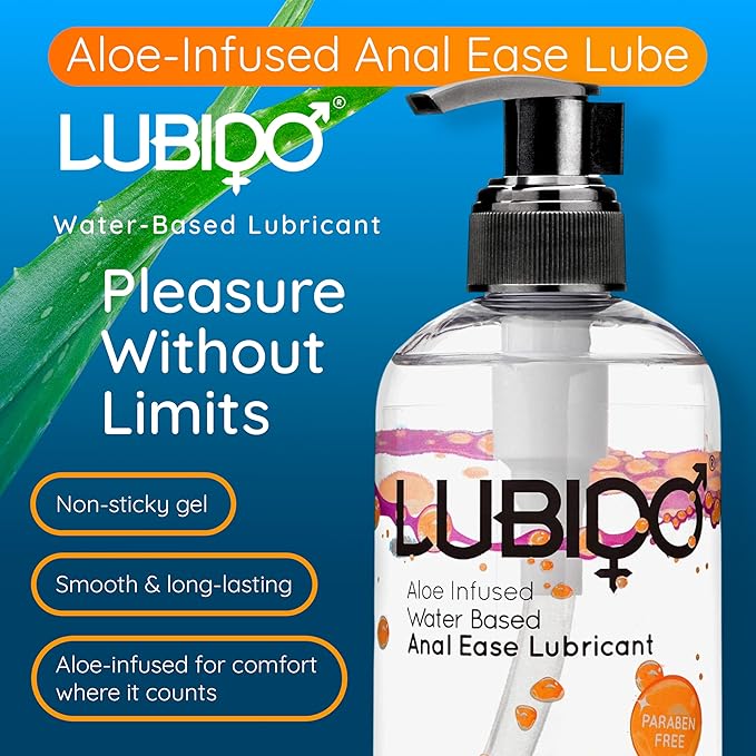 Lubido Anal Ease gel bottle display