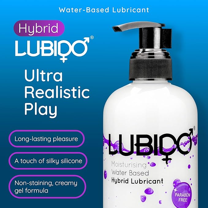 LUBIDO | Hybrid Paraben Free Moisturising Creamy Gel Lube – 250ml