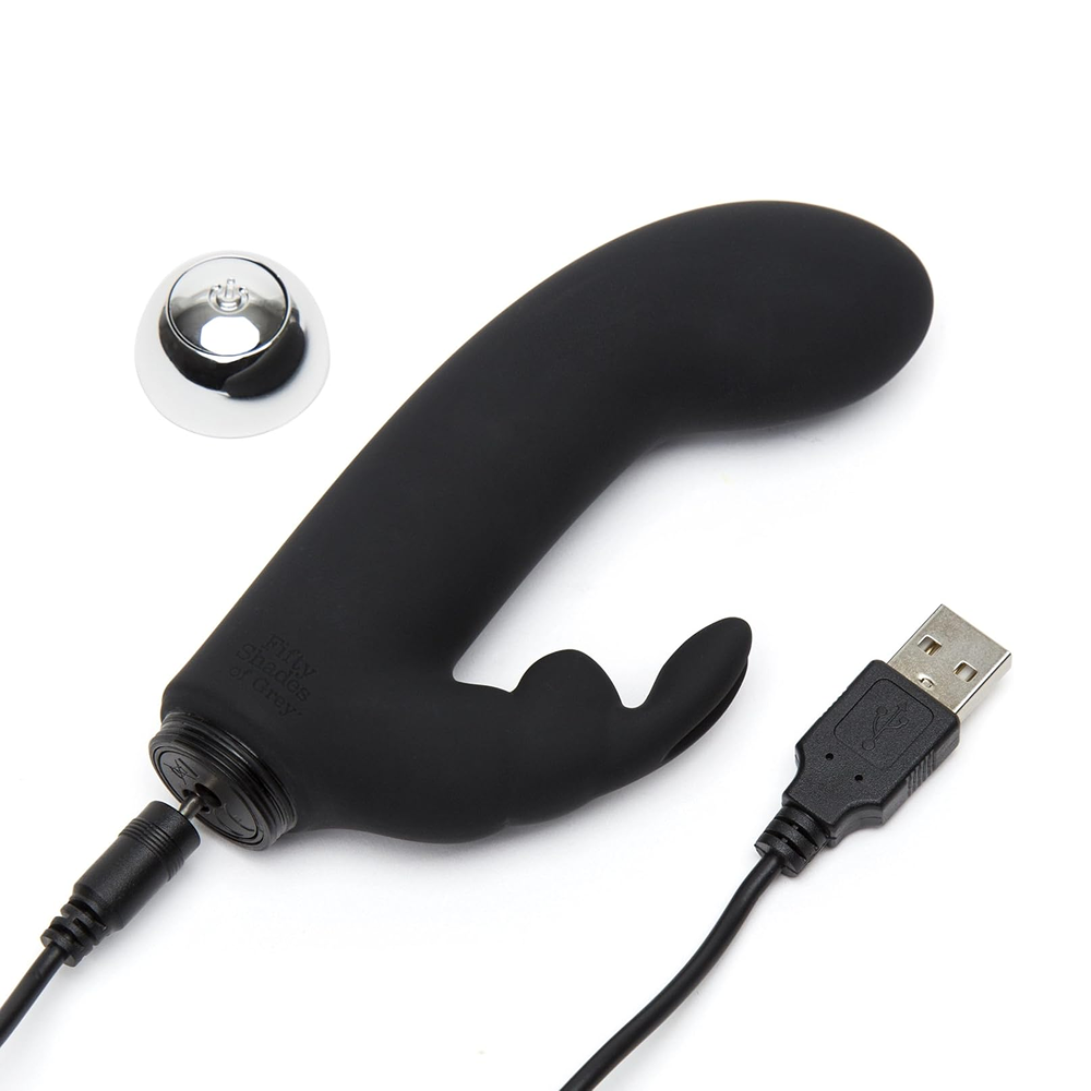 Fifty Shades of Grey Greedy Girl Rechargeable Mini Rabbit Vibrator