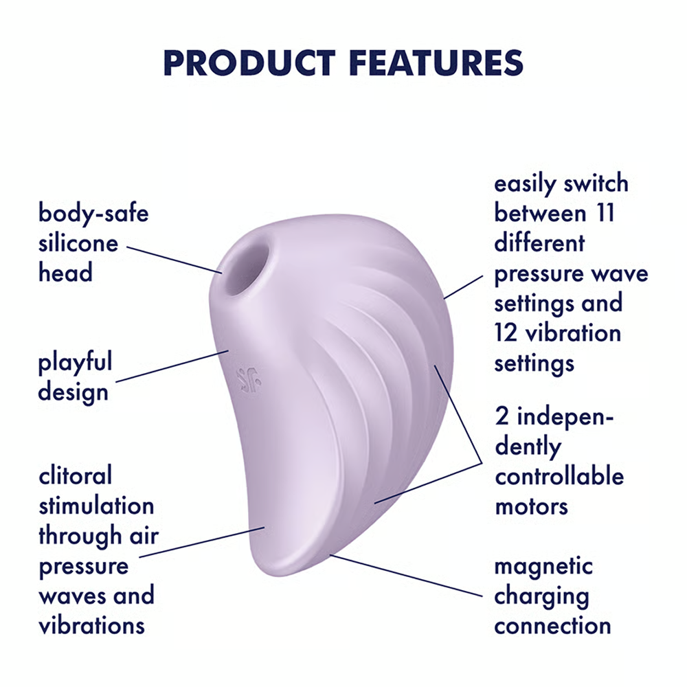 Satisfyer Pearl Diver ergonomic design product detail