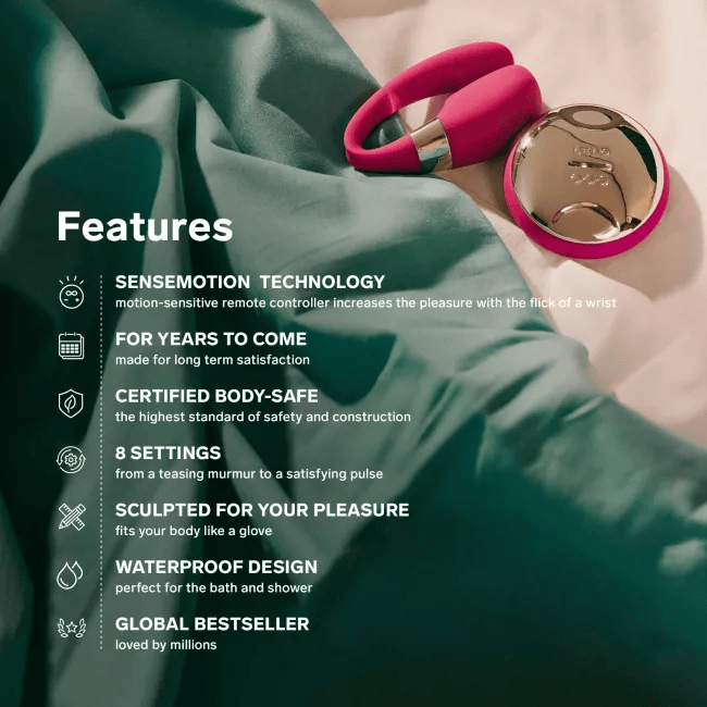 LELO Tiani 3 Product with features listed