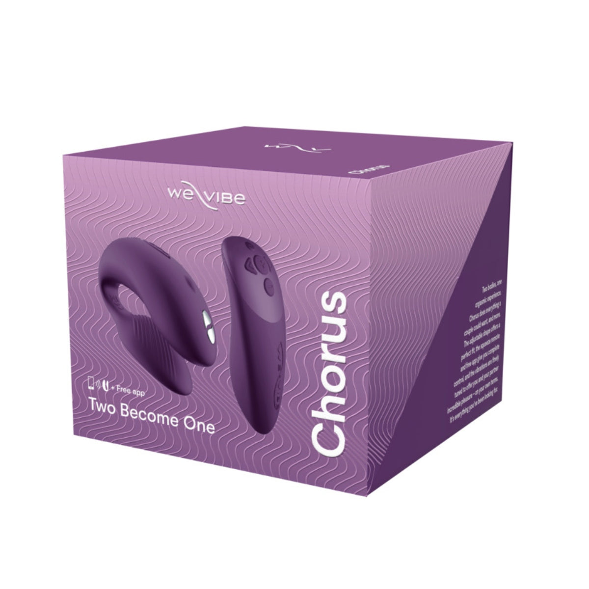 Remote control couples vibrator by we vibe – rechargeable and app-enabled