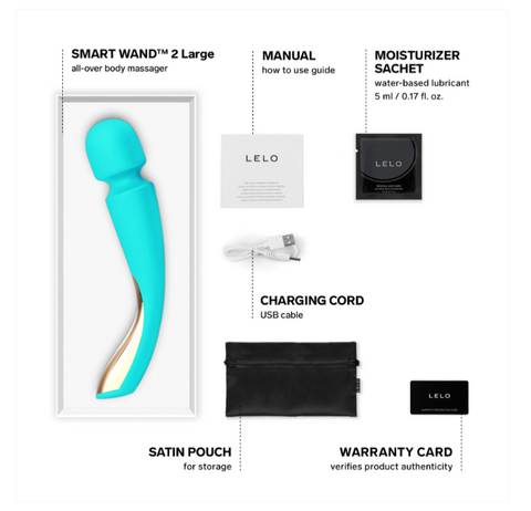 Lelo | Smart Wand 2 Large - Aqua