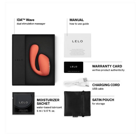 Lelo | Ida Wave - Coral Red