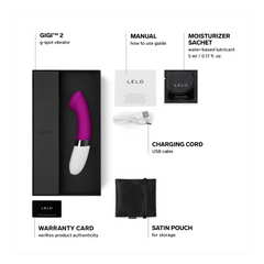 LELO Gigi 2 rechargeable G-spot vibrator UK with features