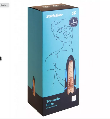 Satisfyer | Men Sleeve - Tornado Bliss - Black/Blue