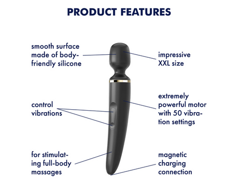 Satisfyer | Wand-er Woman - Black