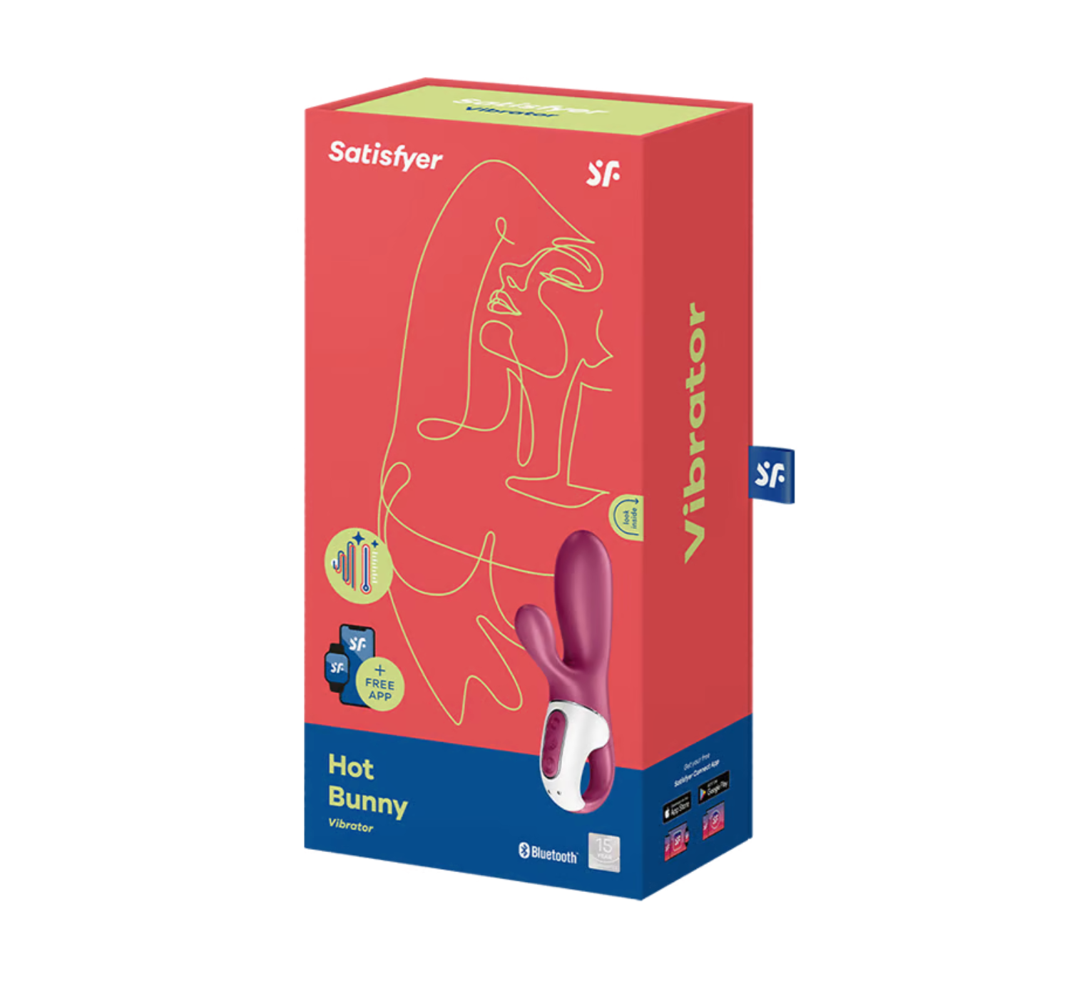 Satisfyer | Hot Bunny - Connect App - Berry