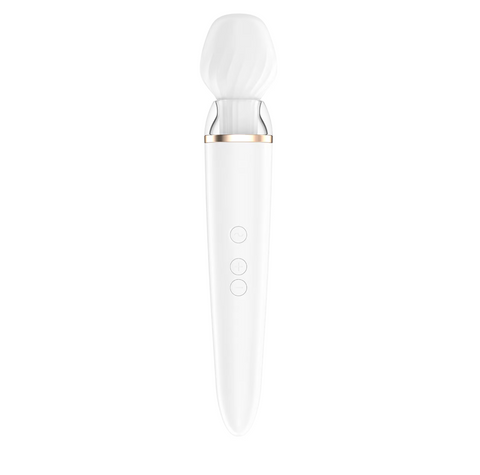 Satisfyer | Double Wand-er White Incl. Bluetooth And App - White