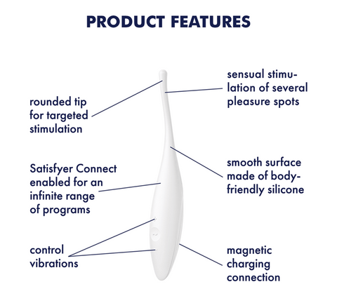 Satisfyer | App Enabled Twirling Joy - White