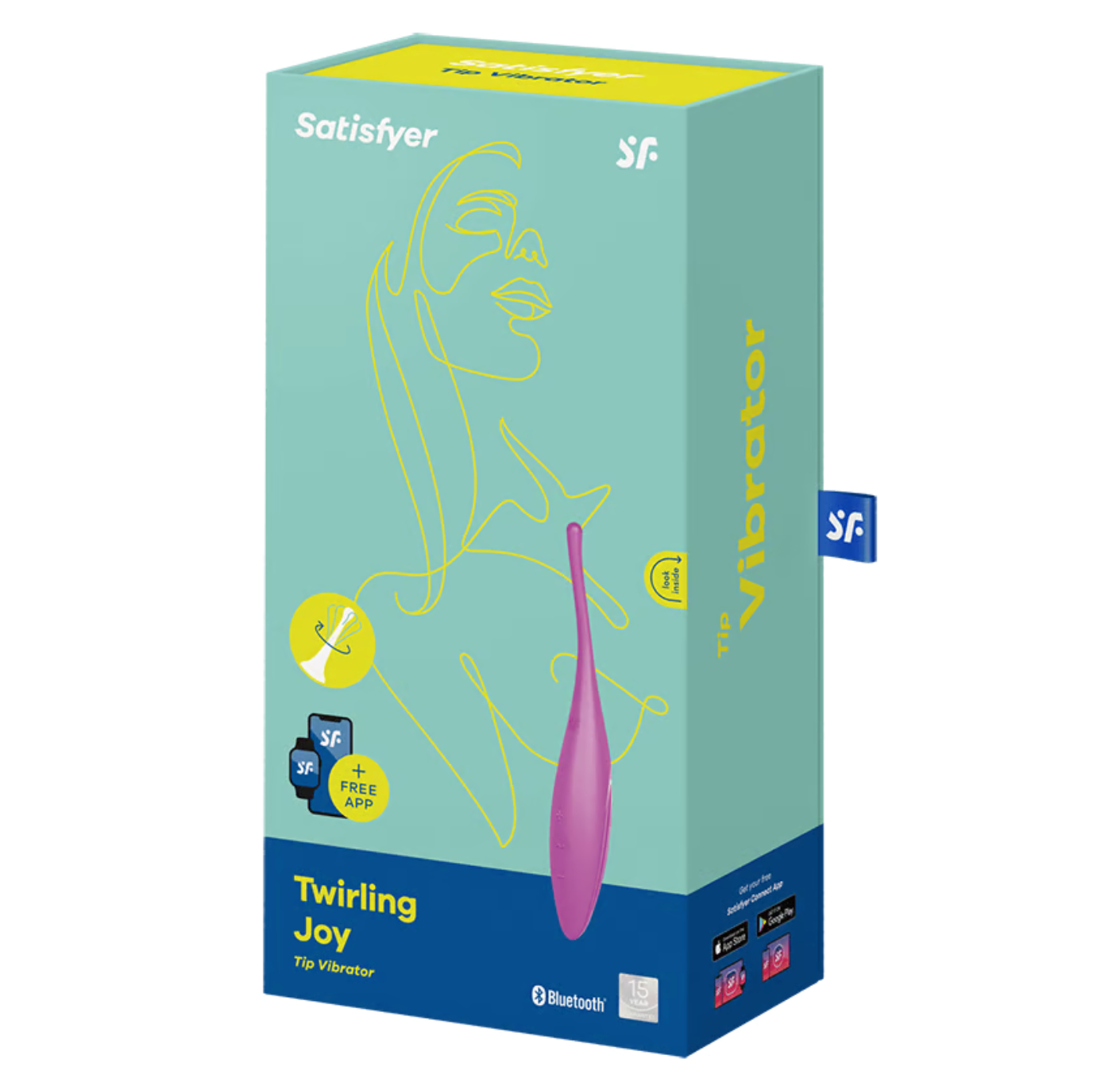 Satisfyer | App Enabled Twirling Joy - Fuchsia