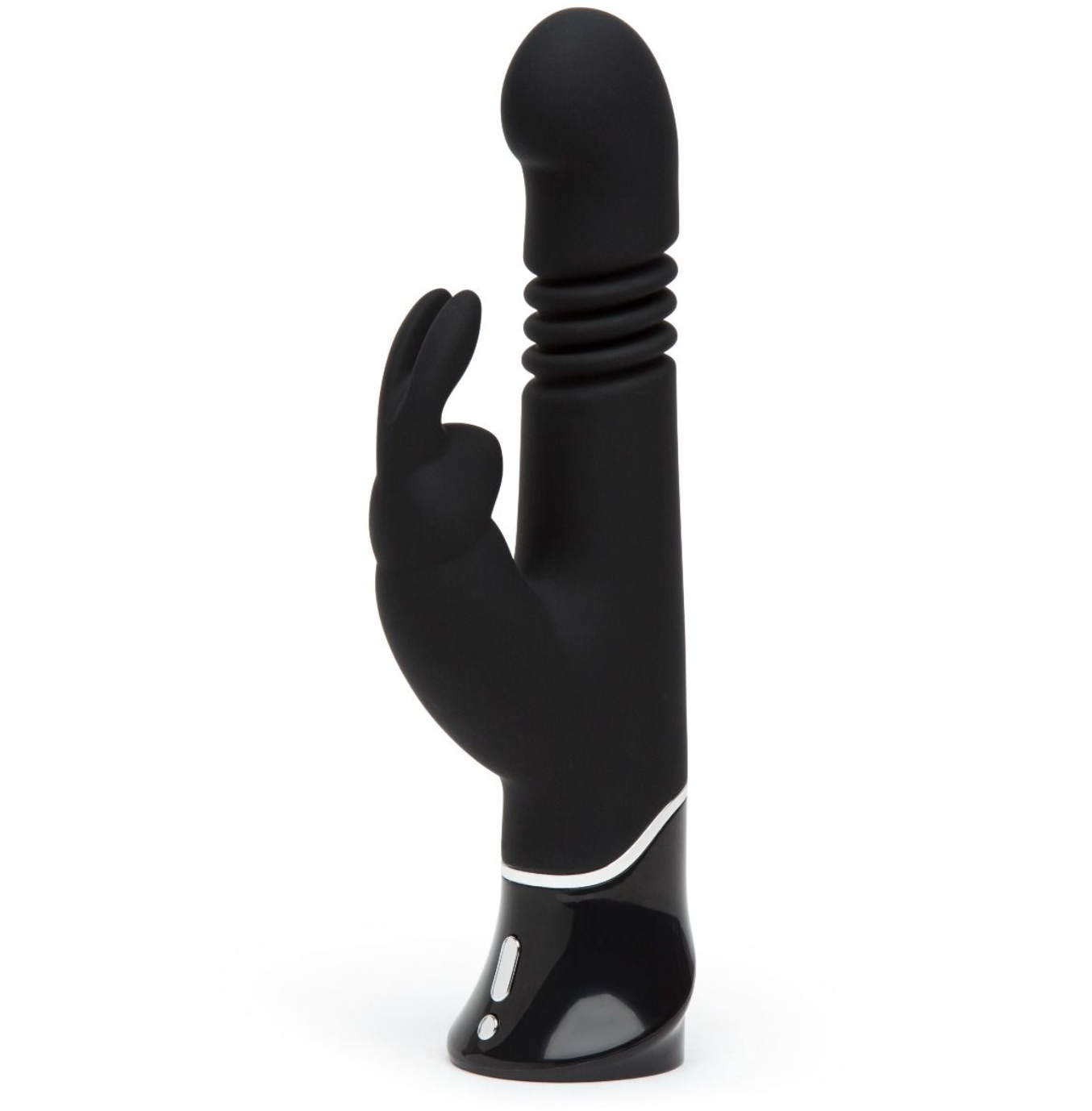 Fifty Shades of Grey | Greedy Girl Rechargeable Thrusting G-Spot Rabbit Vibrator - Black