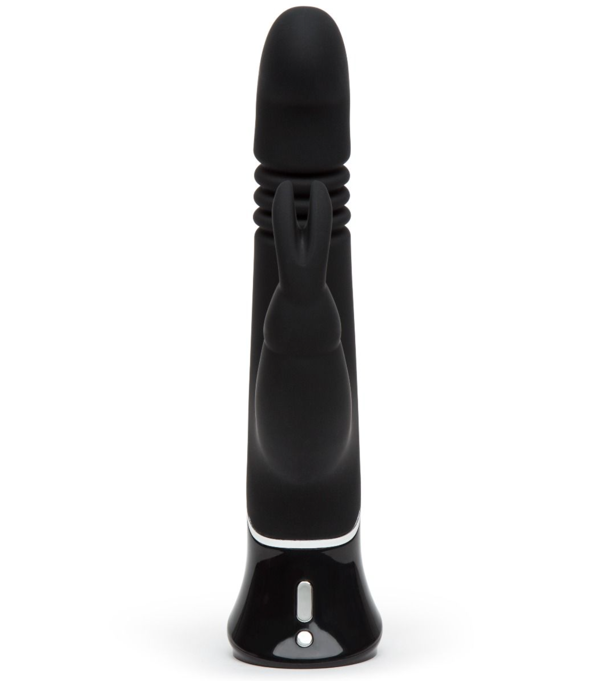 Fifty Shades of Grey | Greedy Girl Rechargeable Thrusting G-Spot Rabbit Vibrator - Black