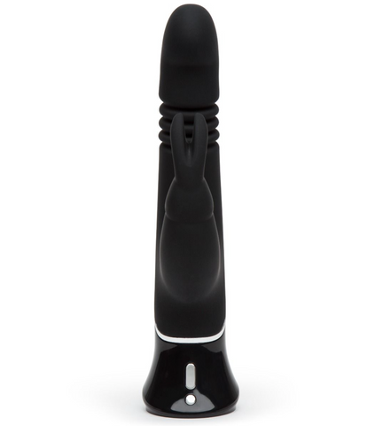 Fifty Shades of Grey | Greedy Girl Rechargeable Thrusting G-Spot Rabbit Vibrator - Black