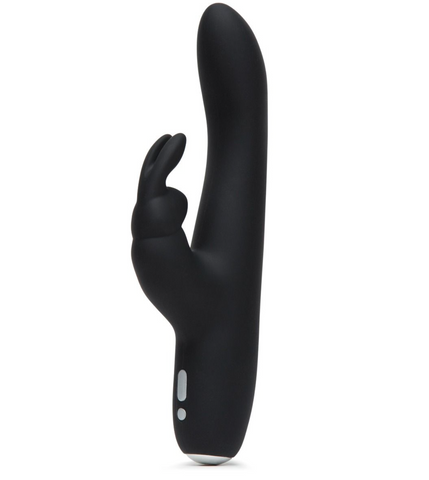 Fifty Shades of Grey | Greedy Girl Rechargeable Slimline Rabbit Vibrator - Black