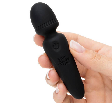 Fifty Shades of Grey | Sensation Rechargeable Mini Wand Vibrator - Black