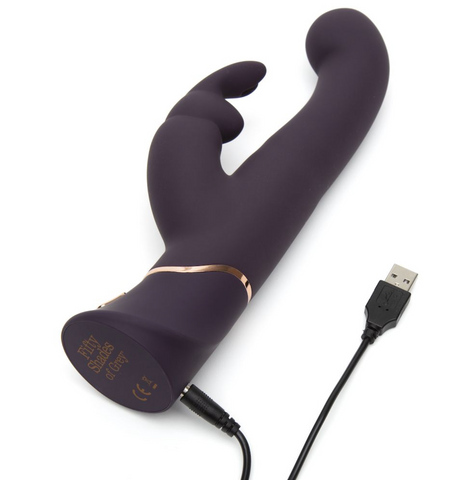 Fifty Shades of Grey | Greedy Girl Stroking Motion G-Spot Vibrator - Black
