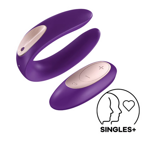Satisfyer | Double Plus Remote Control Vibrator - Purple