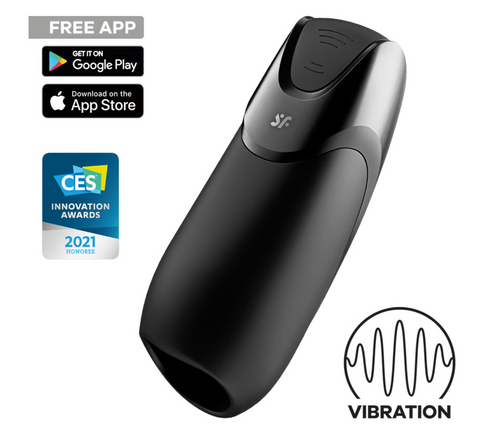 Satisfyer | Men Vibration+ Connect App - Black