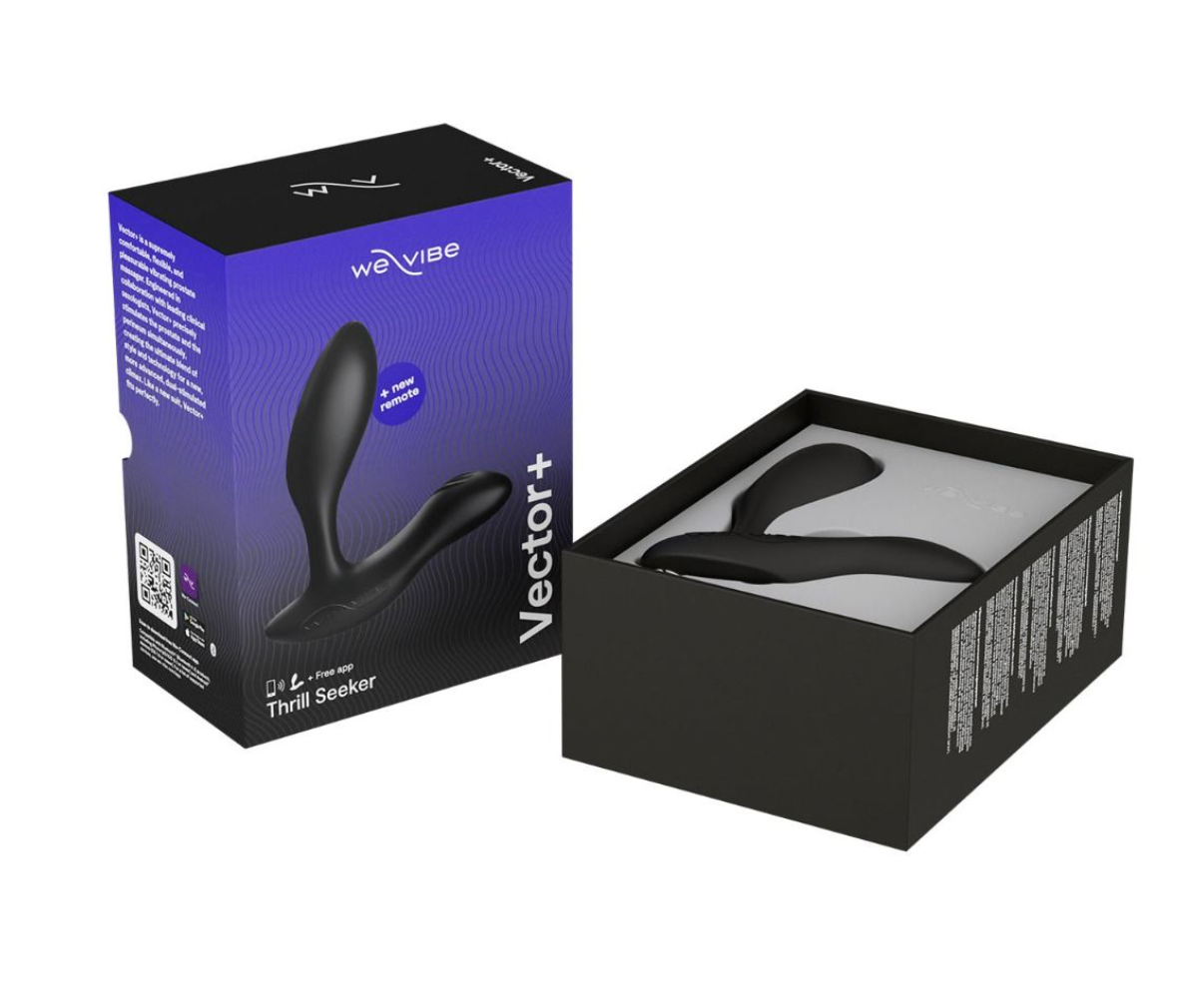 WeVibe Vector+ product packaging 