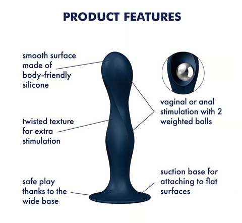 Satisfyer | Double Ball-R - Dark Blue