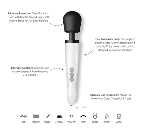 Doxy | Die Cast Rechargeable - Stardust White
