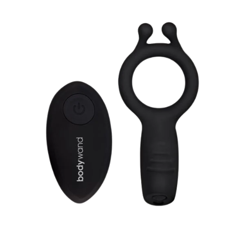 Black BODYWAND remote-controlled couple ring