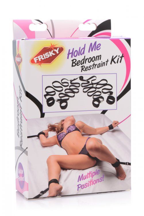 Frisky Hold Me Bedroom Restraint System - Black - My Store