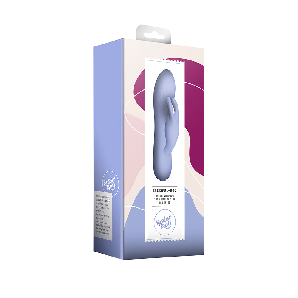 Rocks Off Sugar Boo Blissful Boo Rabbit Vibrator - Baby Blue - My Store