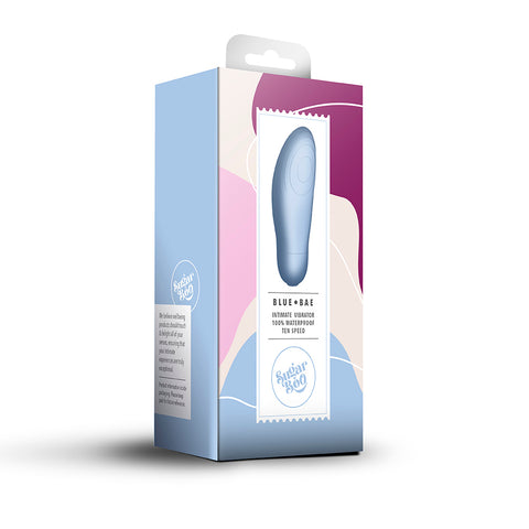 Rocks Off Sugar Boo Blue Bae Vibrator - Baby Blue - My Store