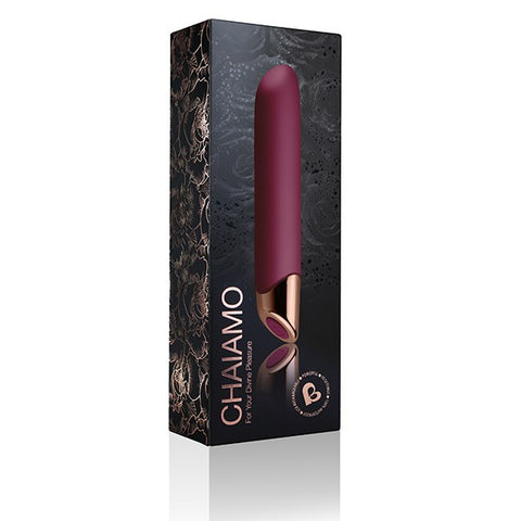 Rocks Off Chaiamo Vibrator - Burgundy - My Store