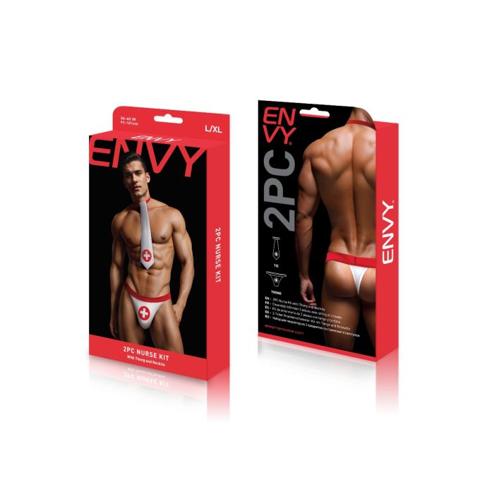 Envy 2PC Nurse Kit LXL - White/Red - My Store