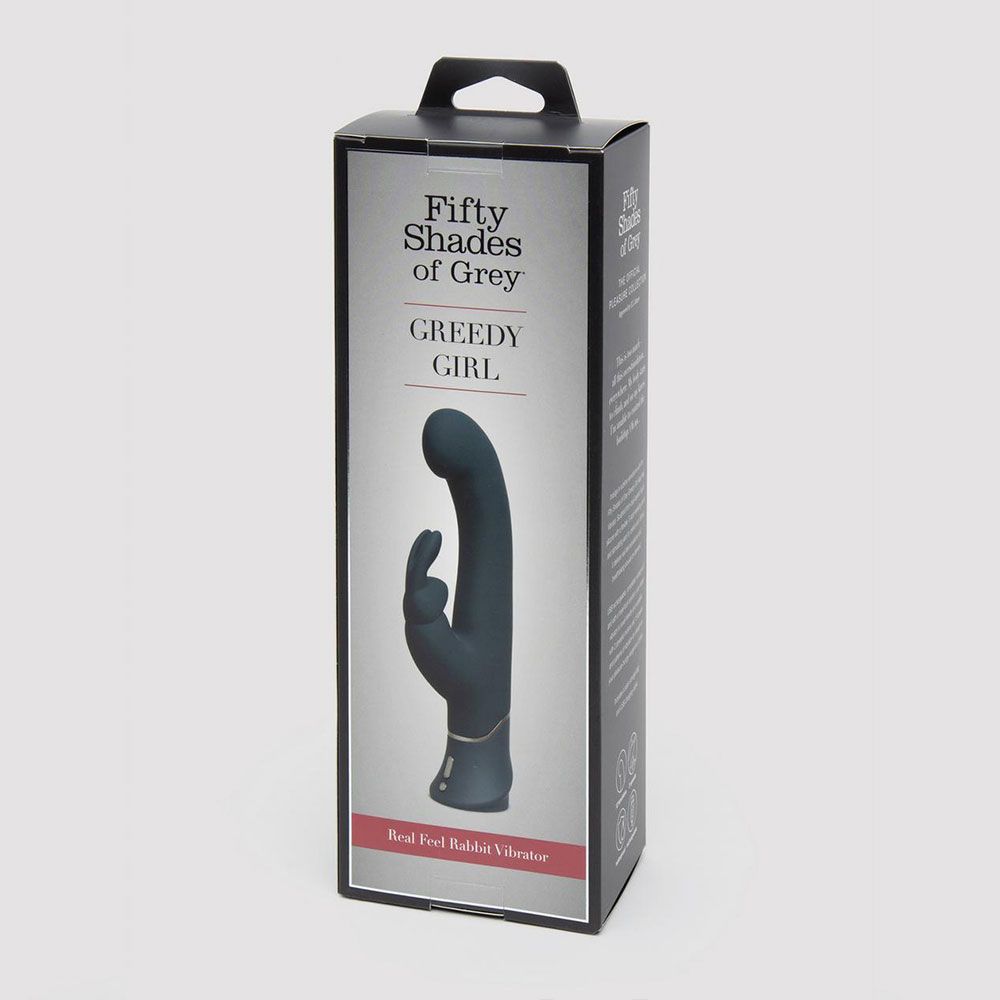 Fifty Shades of Grey Greedy Girl Dual Density G-Spot Rabbit Vibrator - Black - My Store