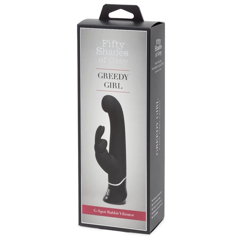 Fifty Shades of Grey Greedy Girl G-Spot Rechargeable Rabbit Vibrator - Black - My Store