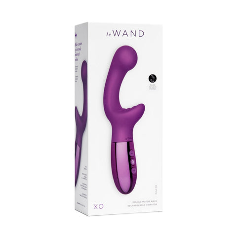 LE Wand Double Motor Wave Rechargeable Vibrator - Cherry - My Store