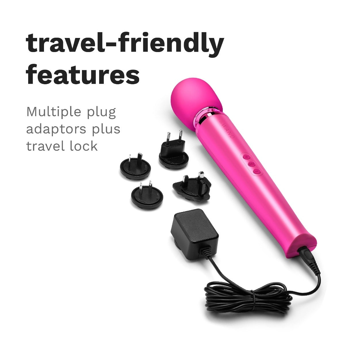 LE WAND | Rechargeable Vibrating Massager - Magenta