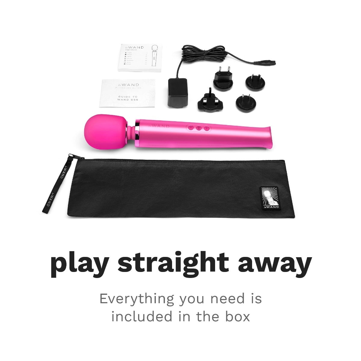 LE WAND | Rechargeable Vibrating Massager - Magenta