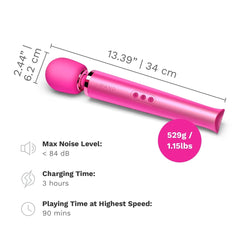LE WAND | Rechargeable Vibrating Massager - Magenta