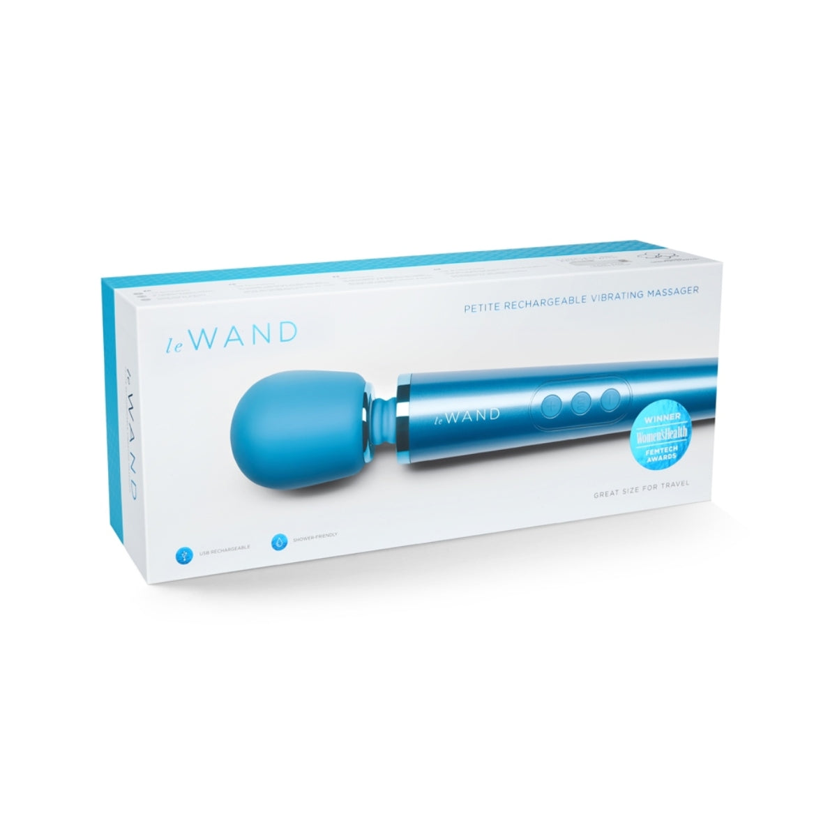 LE Wand Rechargeable Vibrating Massager - Blue - My Store