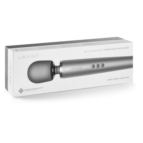 LE Wand Rechargeable Vibrating Massager - Grey - My Store